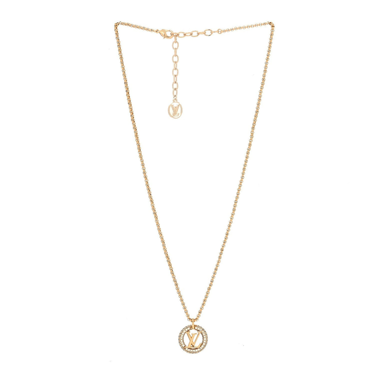 [Topon]BY NIGHT DIAMOND PAVED NECKLACE