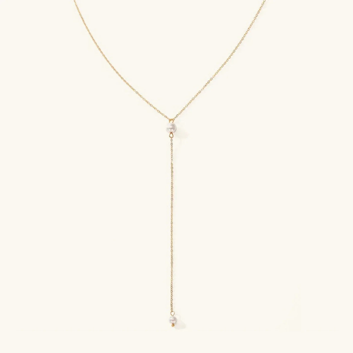 [Topon]Beatrice Pearl Tassel Necklace