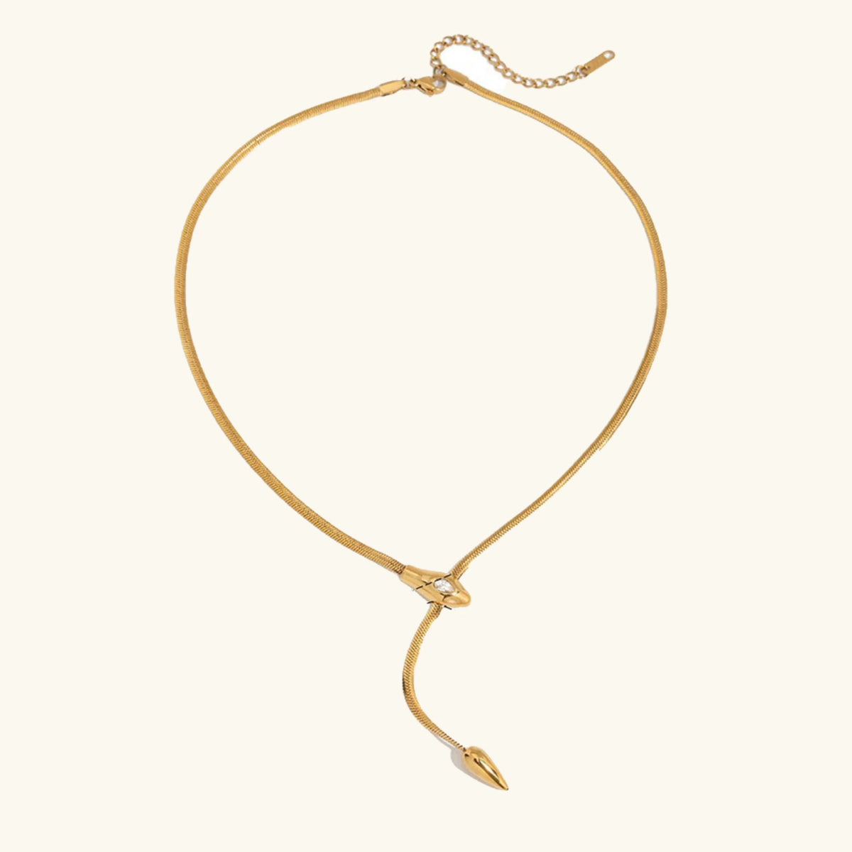 [Topon]Zarelle Gold Serpentine Pendant