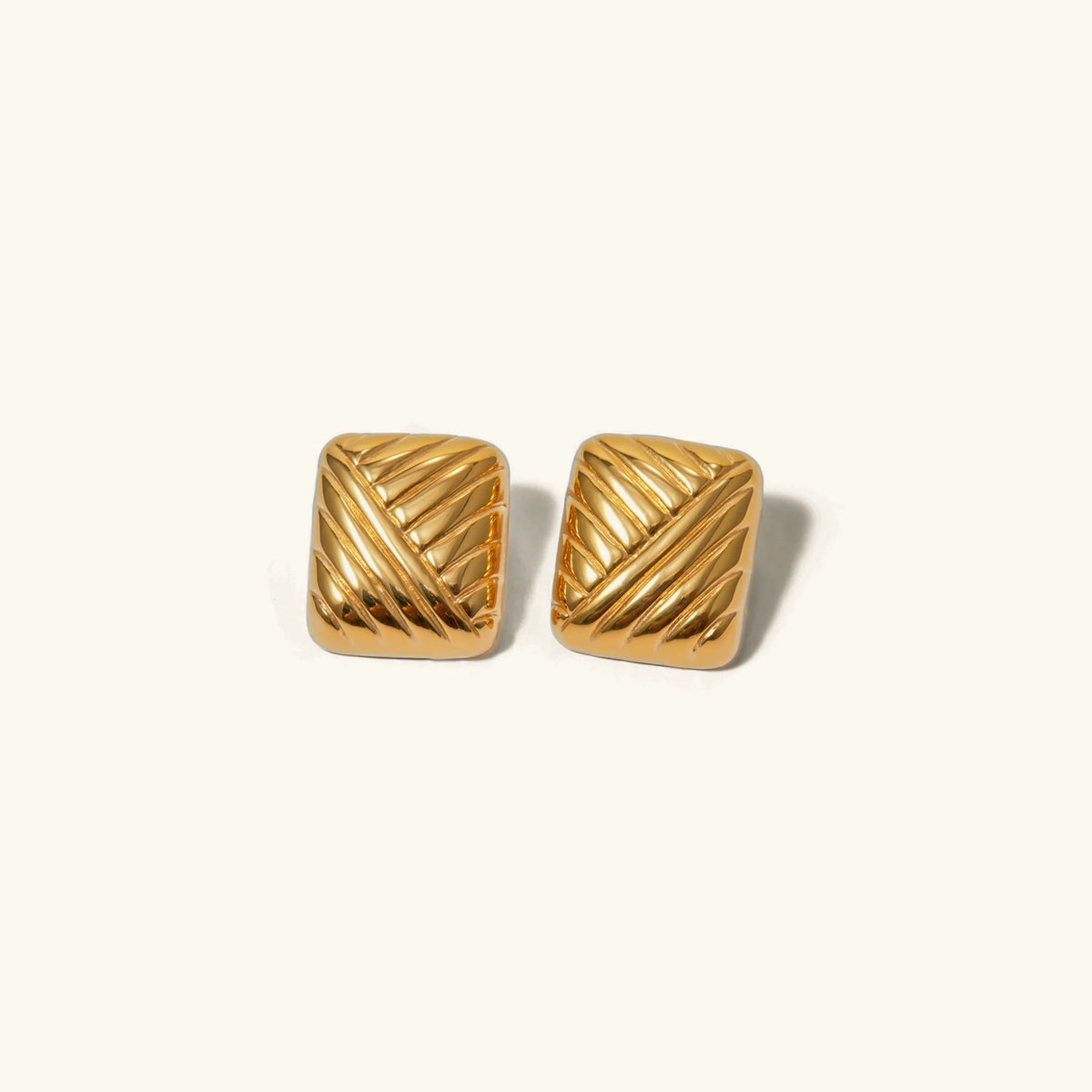 [Topon]Inez Gold Earrings