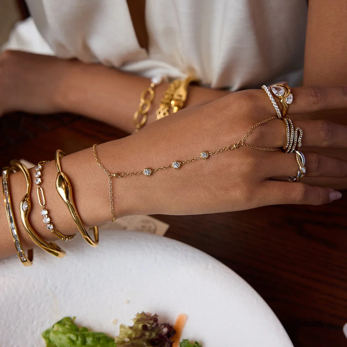 [Topon]Ranielle Diamond Bracelet