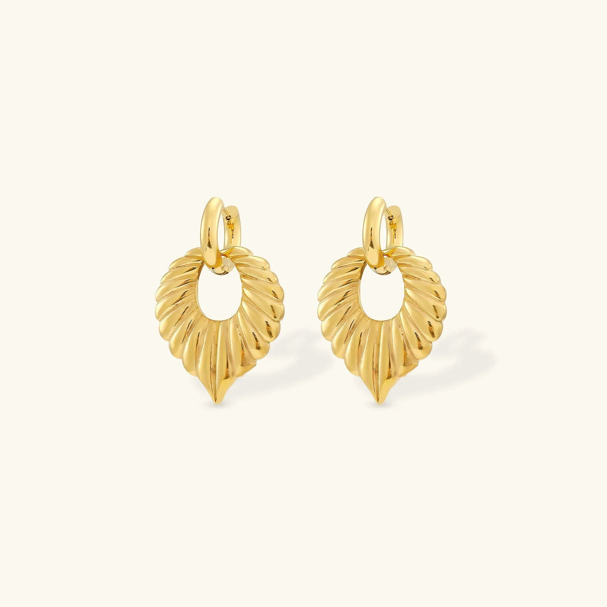 [Topon]Penelope Leaf Earrings
